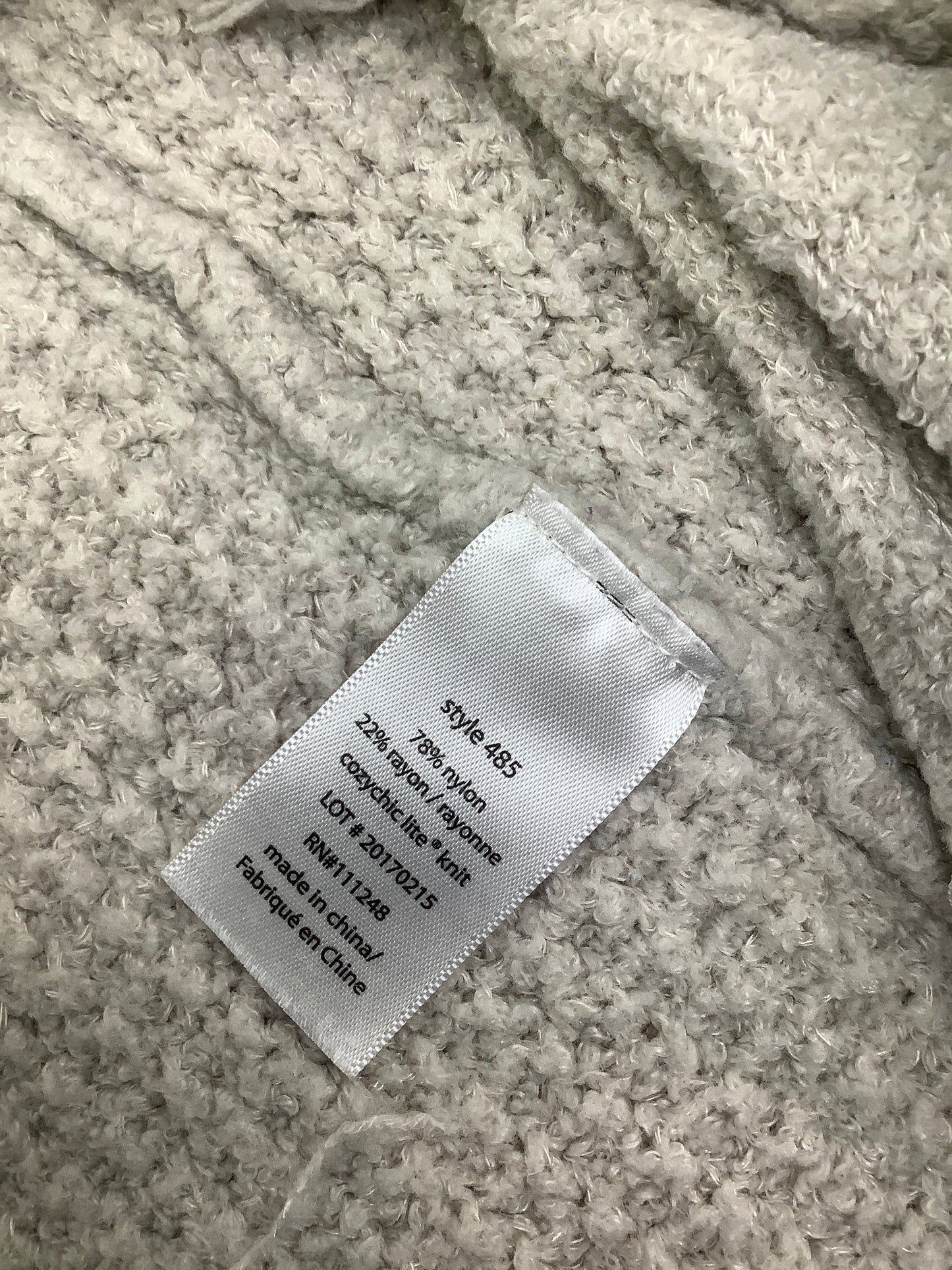 Sweater Cardigan By Barefoot Dreams In Beige, Size: Xs