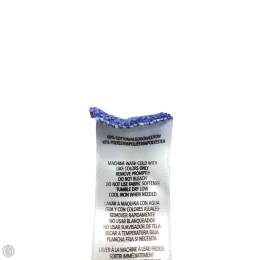 Sweatshirt Crewneck By Calvin Klein In Blue, Size: 1x