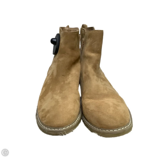 Boots Ankle Flats By Universal Thread In Brown, Size: 8