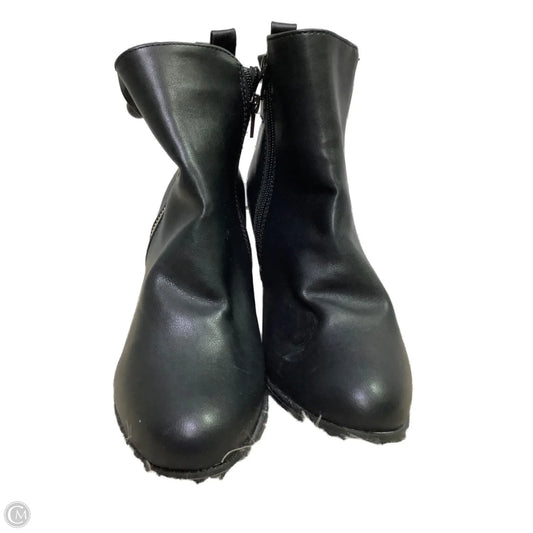 Boots Ankle Heels By New York And Co In Black, Size: 8