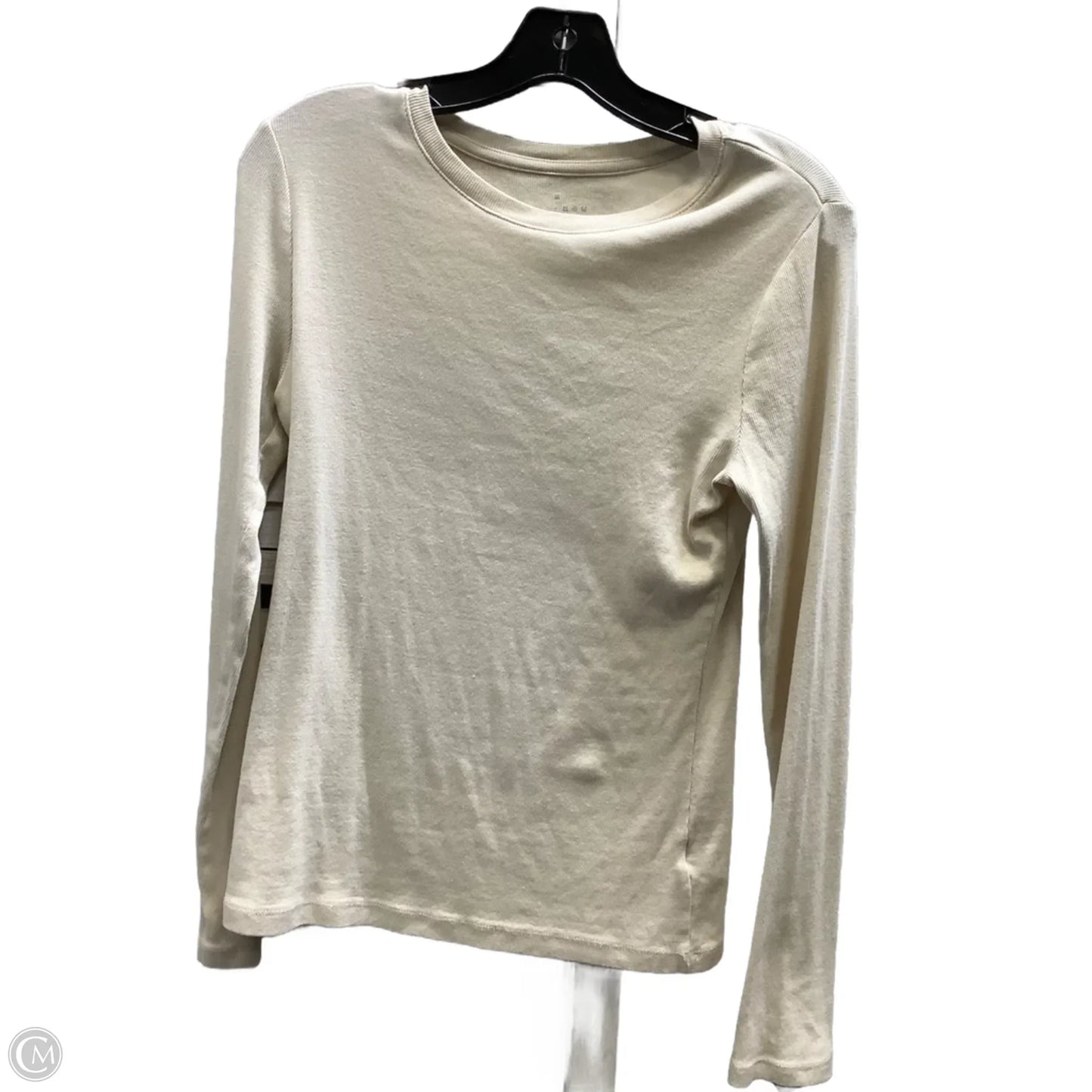 Top Long Sleeve By A New Day In Tan, Size: S