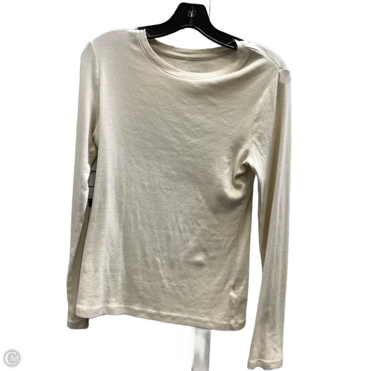 Top Long Sleeve By A New Day In Tan, Size: S