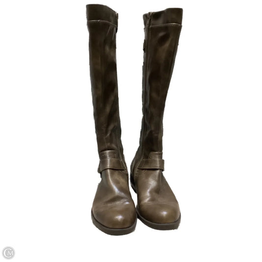 Boots Mid-calf Flats By Kim Rogers In Brown, Size: 7