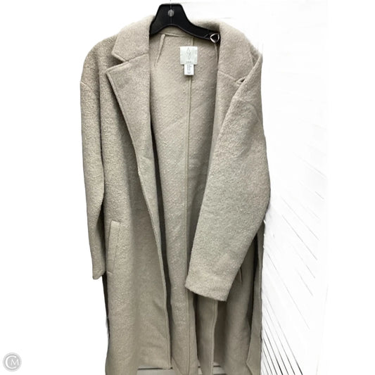 Coat Trench Coat By Jolie In Tan, Size: M