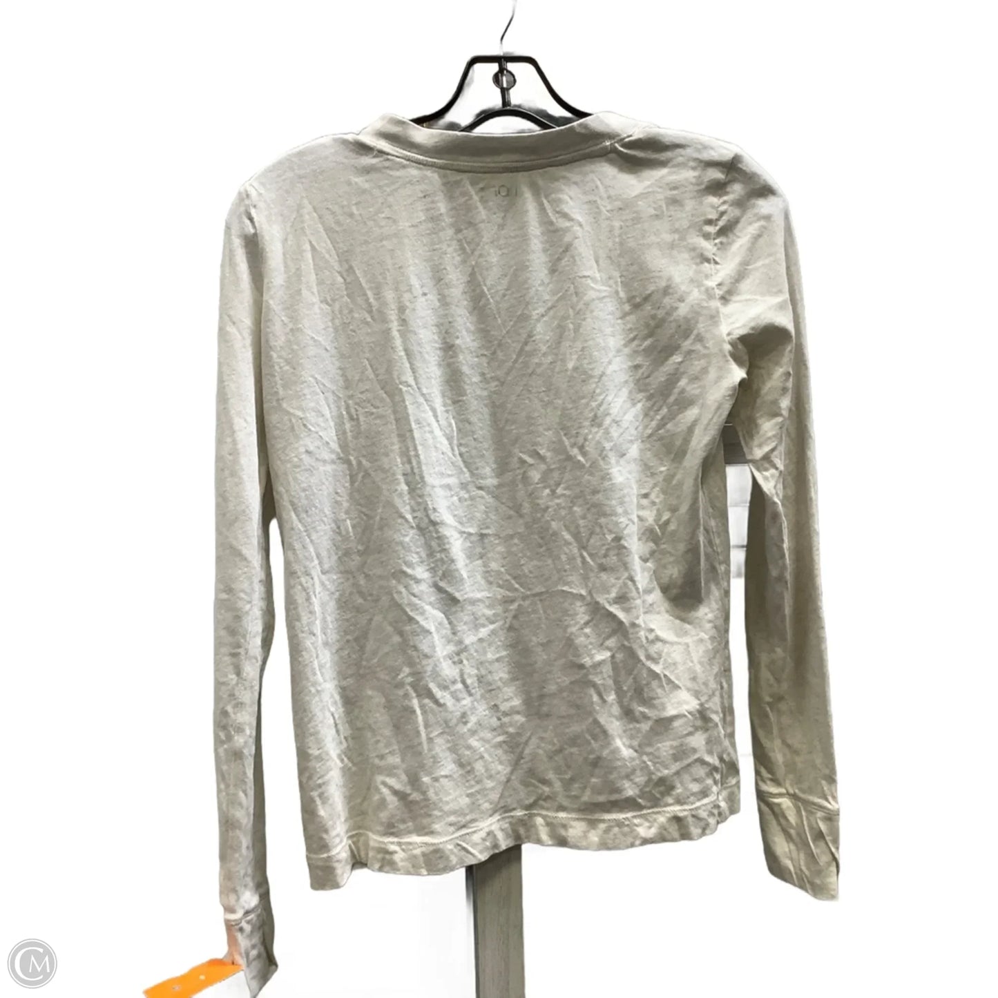 Top Long Sleeve By Loft In Ivory, Size: S