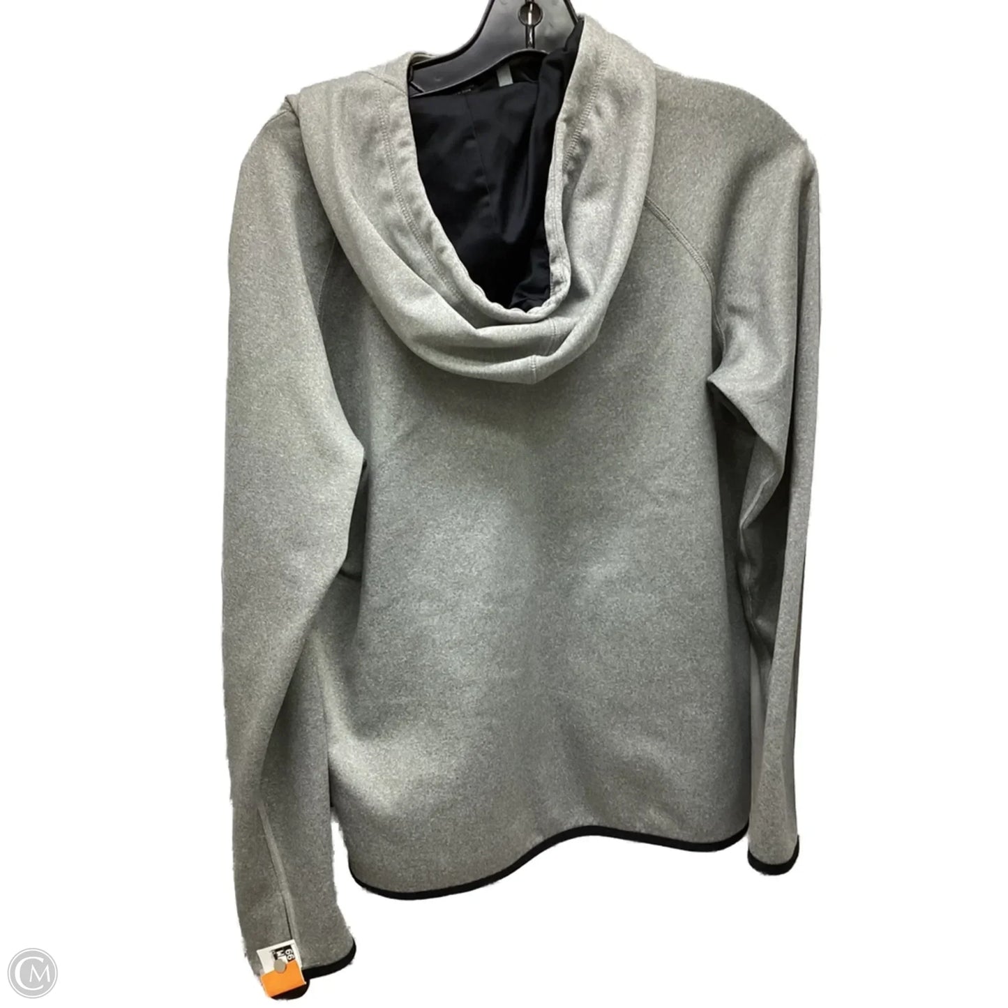 Sweatshirt Hoodie By Nike Apparel In Grey, Size: M