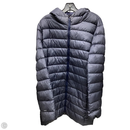 Coat Puffer & Quilted By Eddie Bauer In Blue, Size: Xxl
