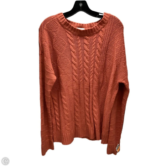 Sweater By St Johns Bay In Orange, Size: L