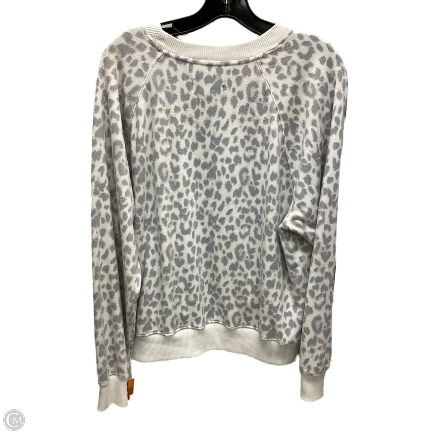 Sweatshirt Crewneck By Victorias Secret In Leopard Print, Size: L