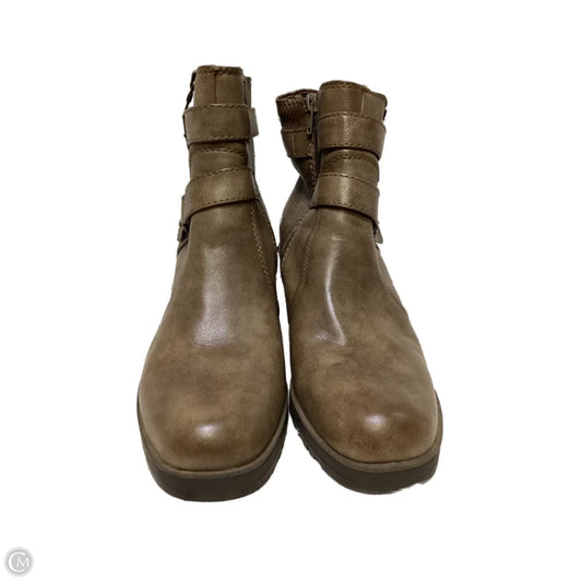 Boots Ankle Heels By Bare Traps In Brown, Size: 9
