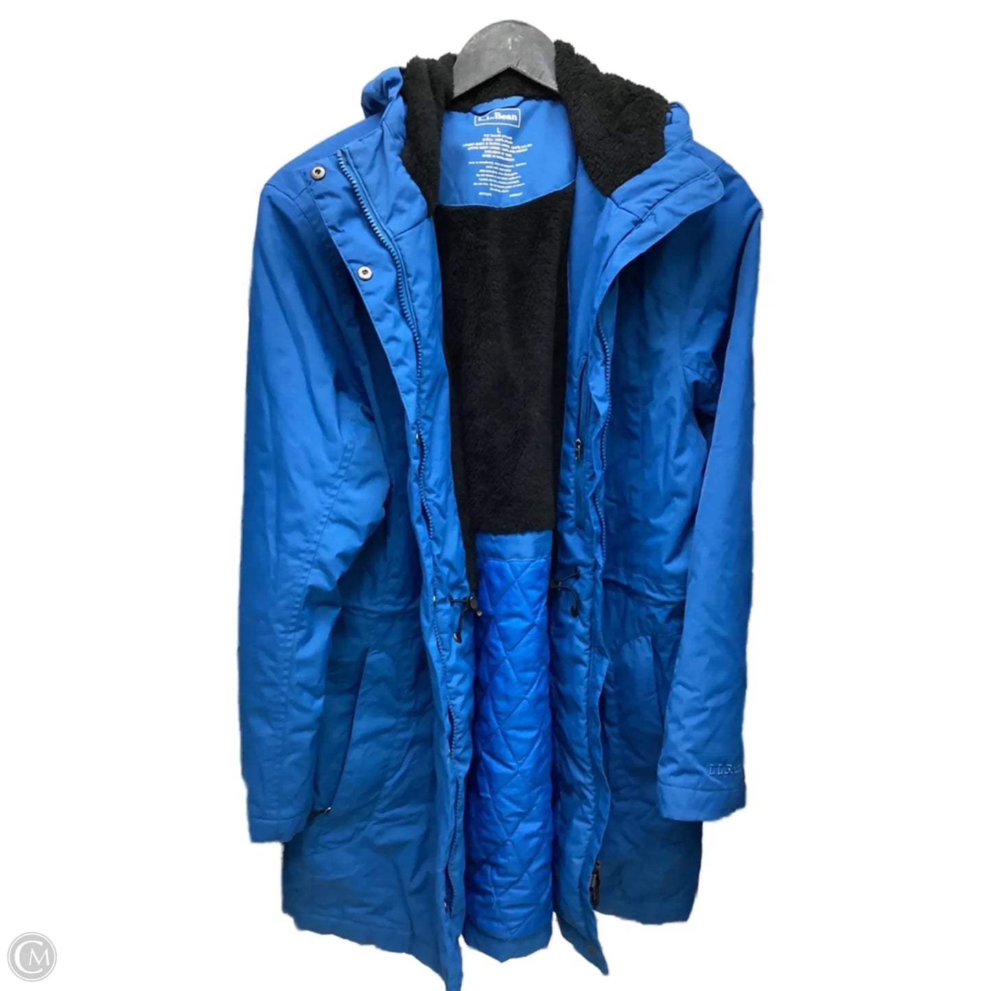 Coat Puffer & Quilted By L.l. Bean In Blue, Size: L