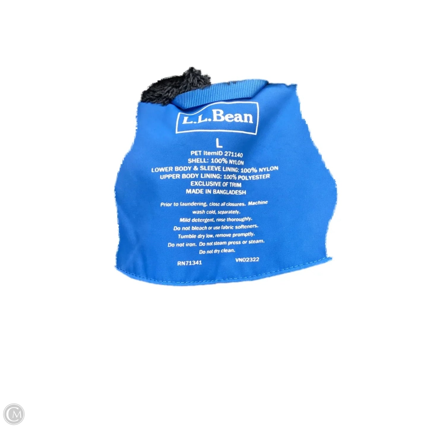 Coat Puffer & Quilted By L.l. Bean In Blue, Size: L