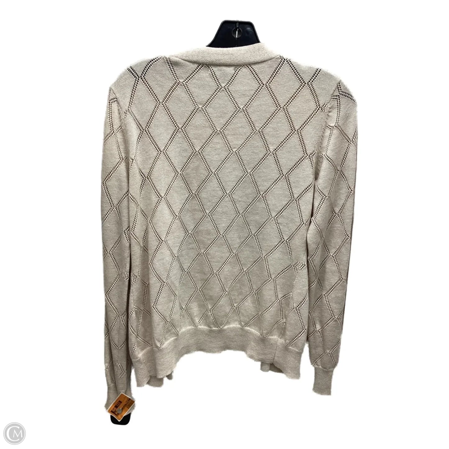 Cardigan By Clothes Mentor In Tan, Size: S