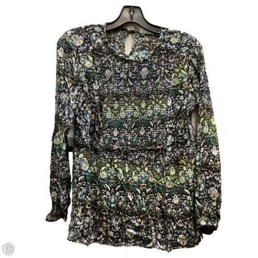 Top Long Sleeve By J. Jill In Multi-colored, Size: S