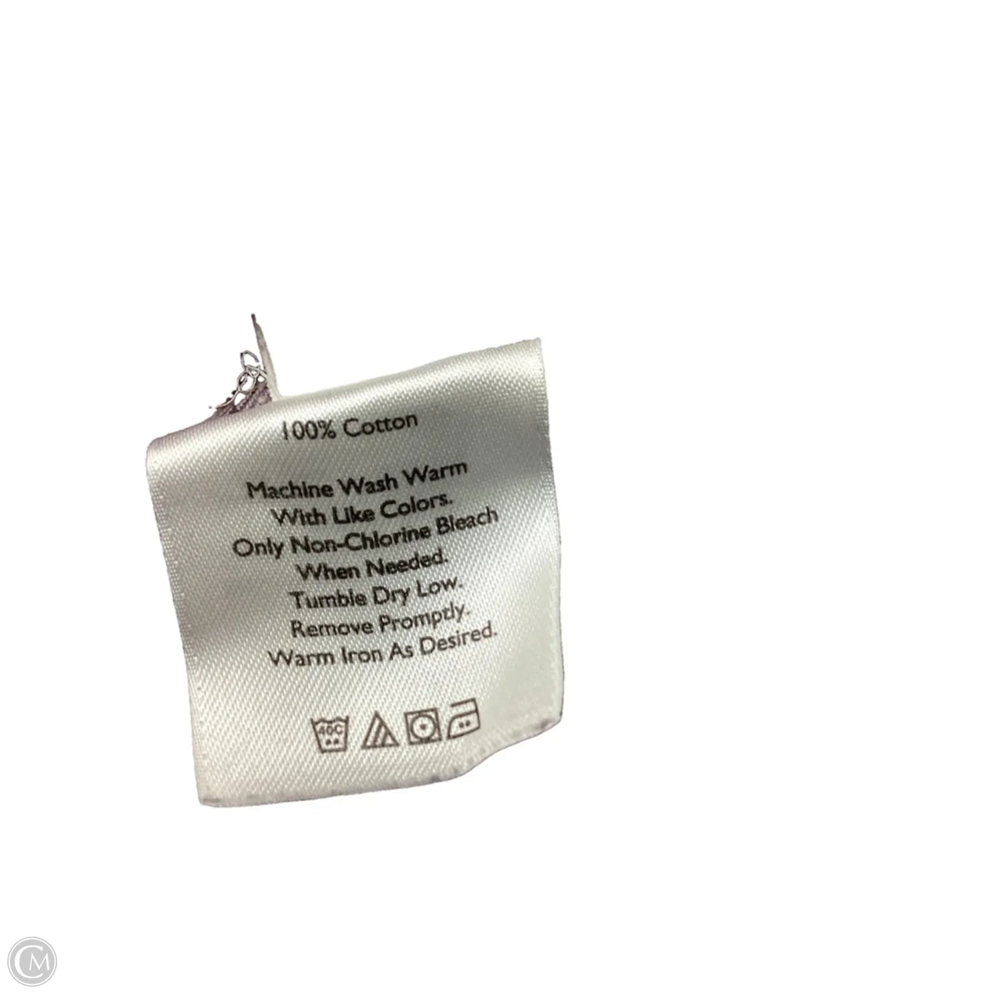 Top Long Sleeve By Eddie Bauer In Plaid Pattern, Size: S