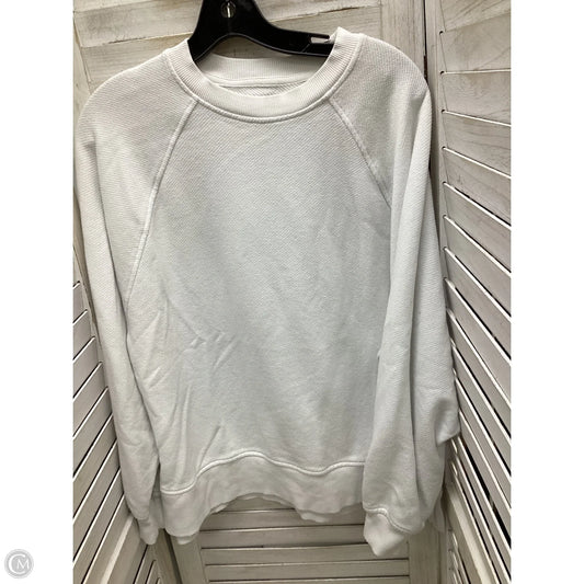 Sweatshirt Crewneck By Aerie In White, Size: Xxs