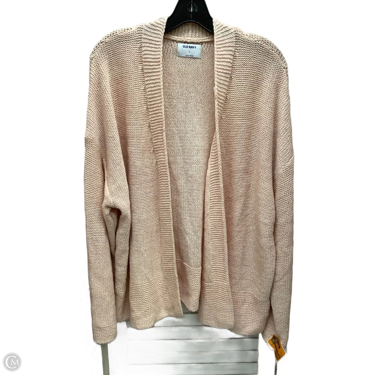 Sweater Cardigan By Old Navy In Peach, Size: Xl