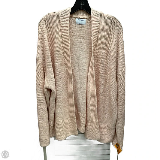Sweater Cardigan By Old Navy In Peach, Size: Xl