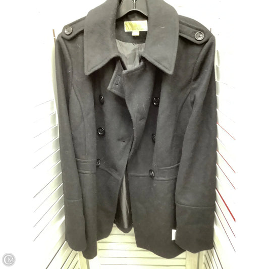 Coat Peacoat By Michael By Michael Kors In Black, Size: L