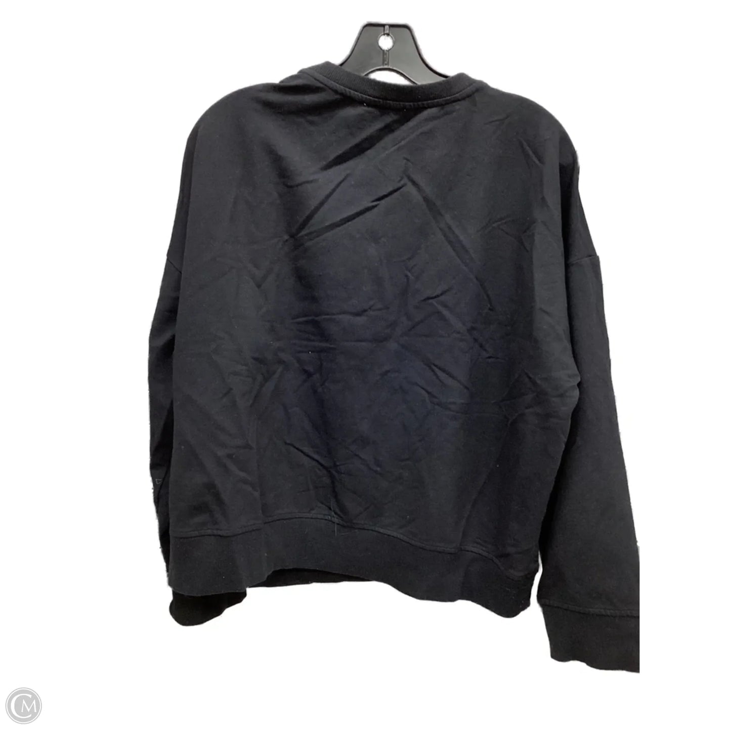 Sweatshirt Crewneck By Calvin Klein In Black, Size: Xl