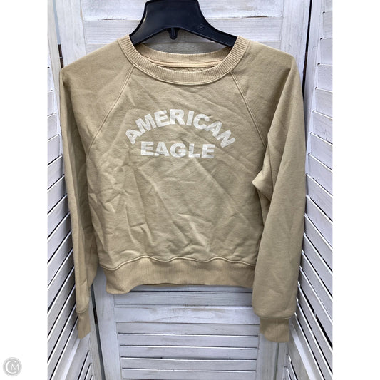 Sweatshirt Collar By American Eagle In Tan, Size: Xs