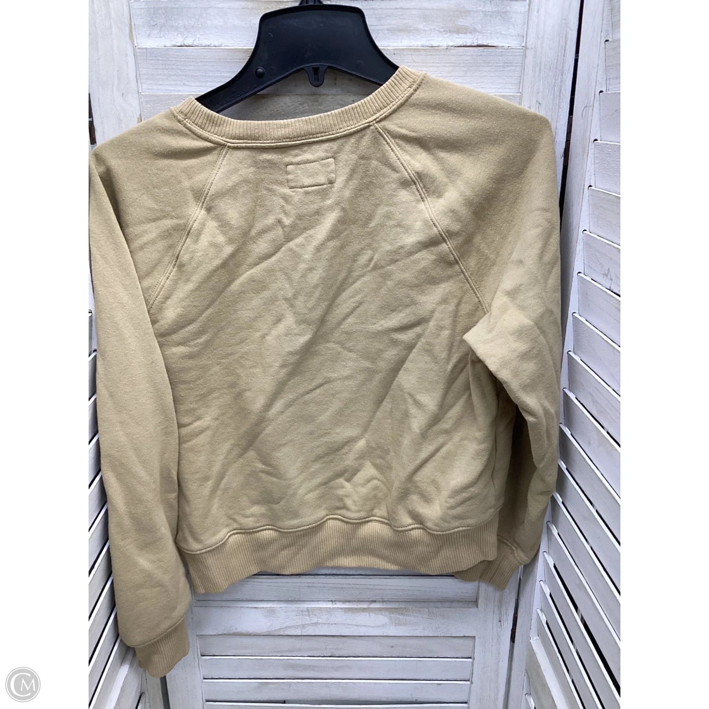 Sweatshirt Collar By American Eagle In Tan, Size: Xs