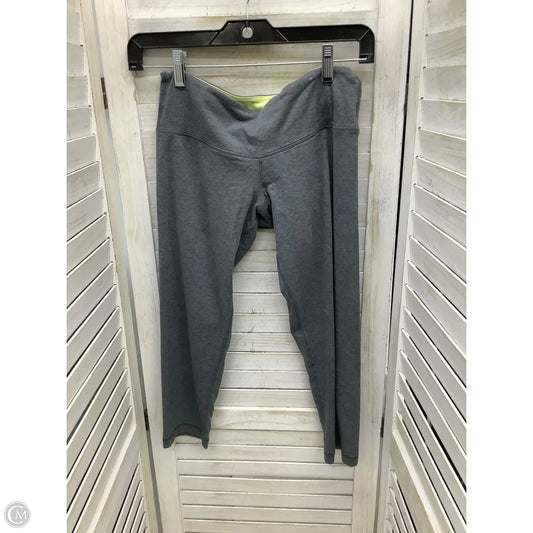 Athletic Capris By Lululemon In Grey, Size: 6