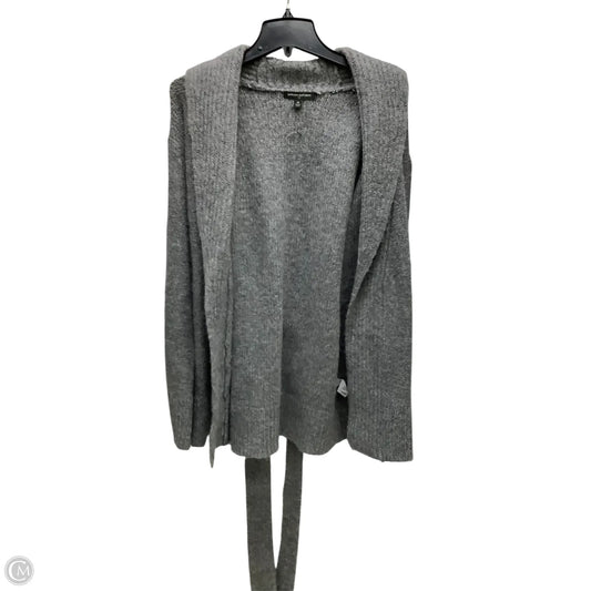 Sweater Cardigan By Banana Republic In Grey, Size: M