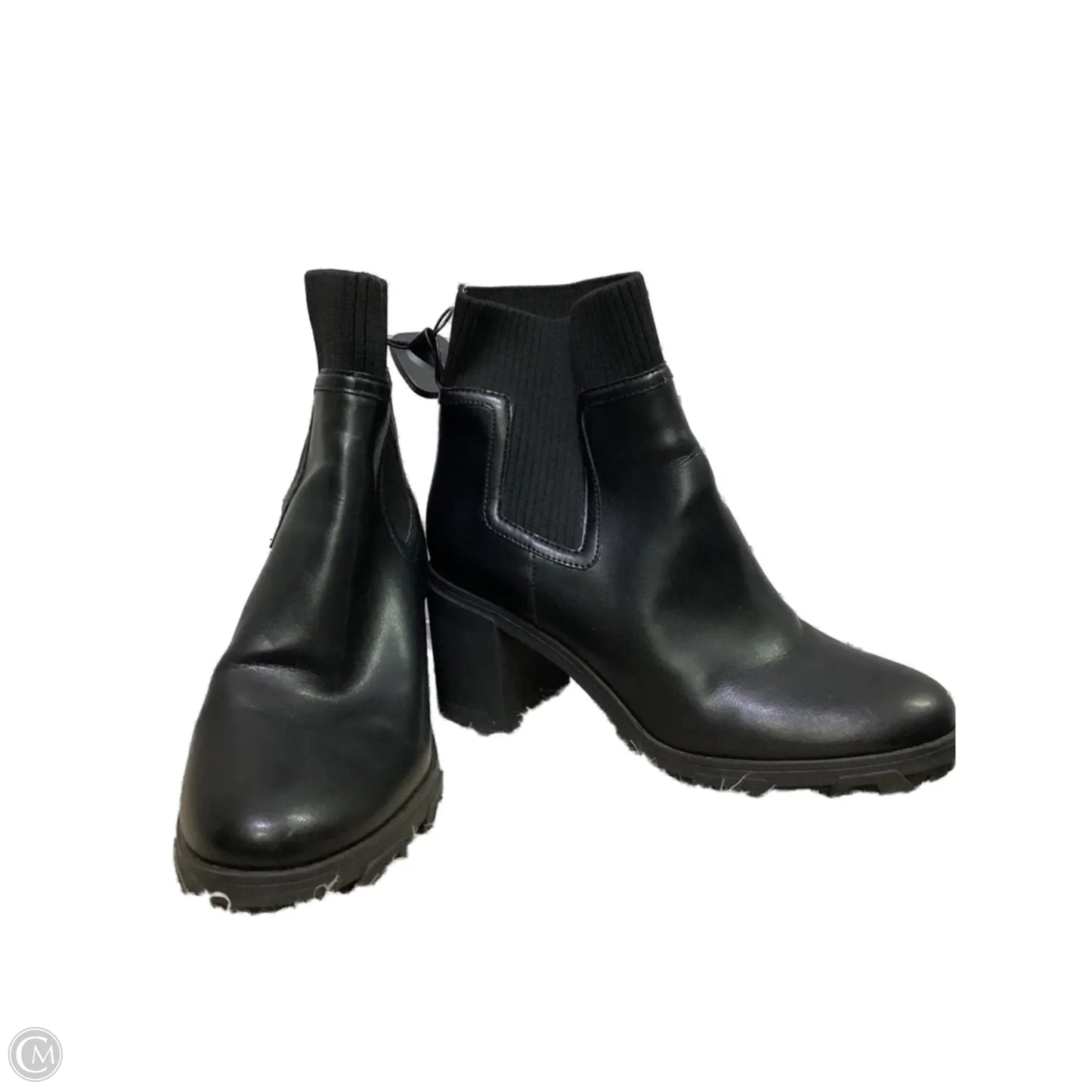 Boots Ankle Heels By Mix No 6 In Black, Size: 11