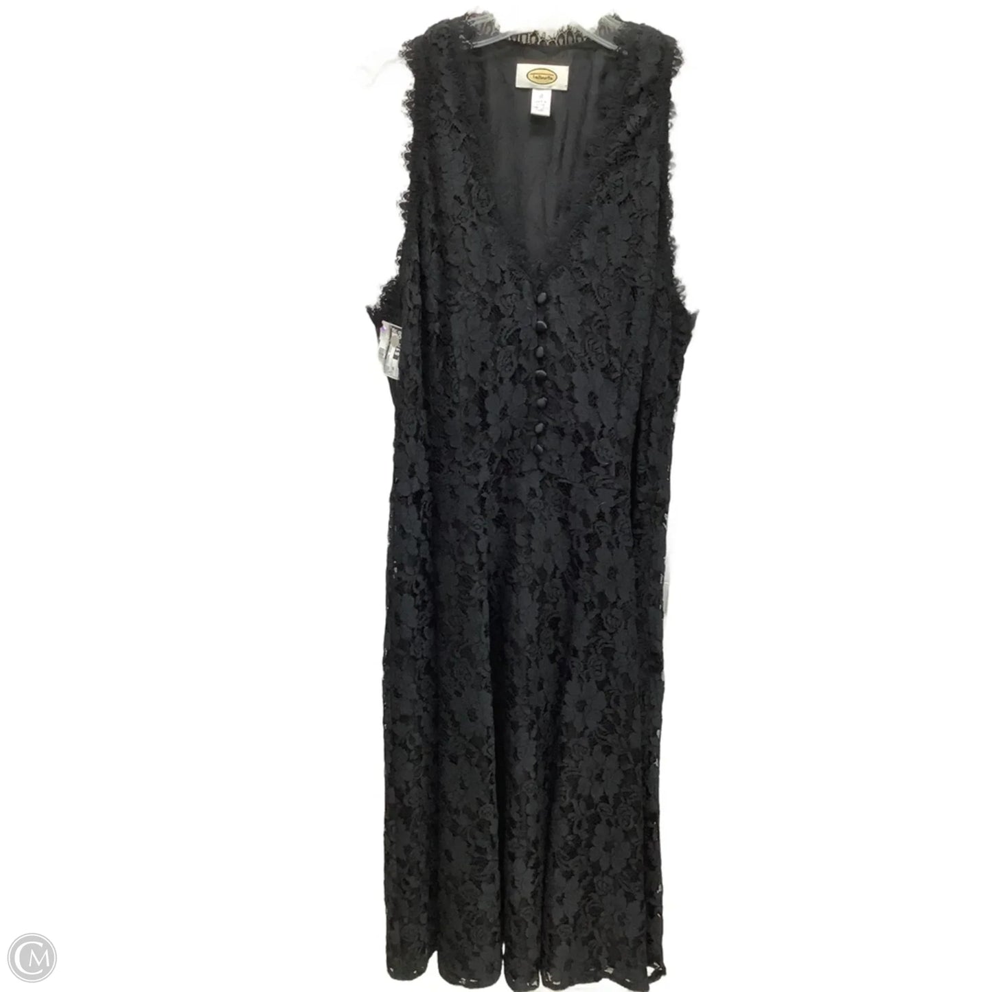 Dress Casual Midi By Talbots In Black, Size: 10