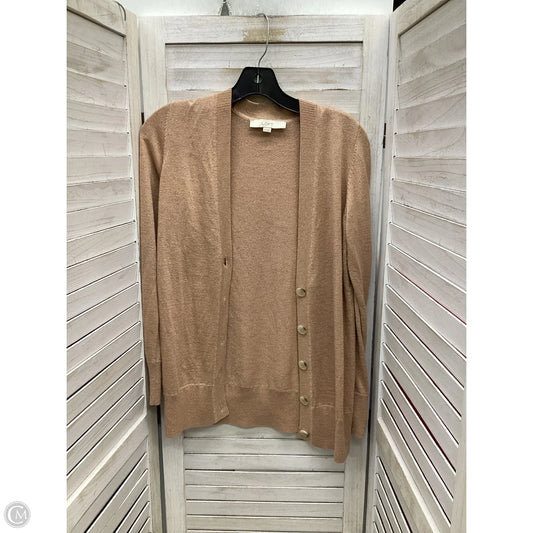 Cardigan By Loft In Pink, Size: Xs