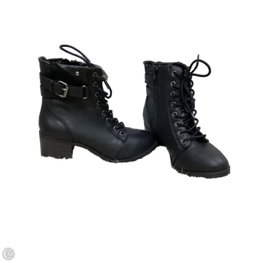 Boots Ankle Heels By Brash In Black, Size: 5.5