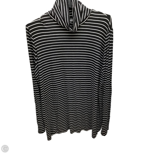 Top Long Sleeve By Evri In Striped Pattern, Size: 1x