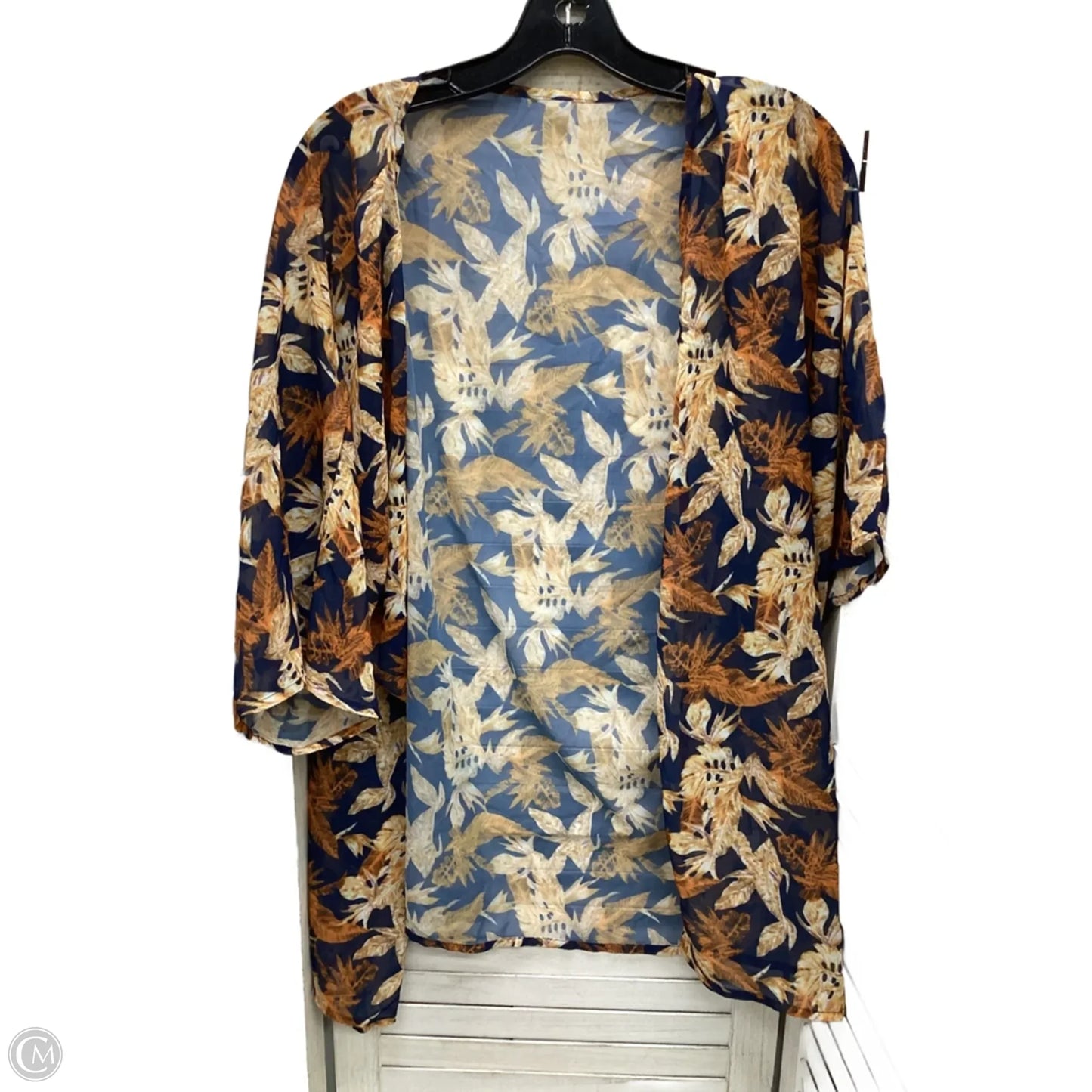 Swimwear Cover-up By Clothes Mentor In Multi-colored, Size: M