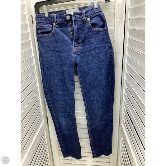 Jeans Skinny By Everlane In Blue Denim, Size: 4