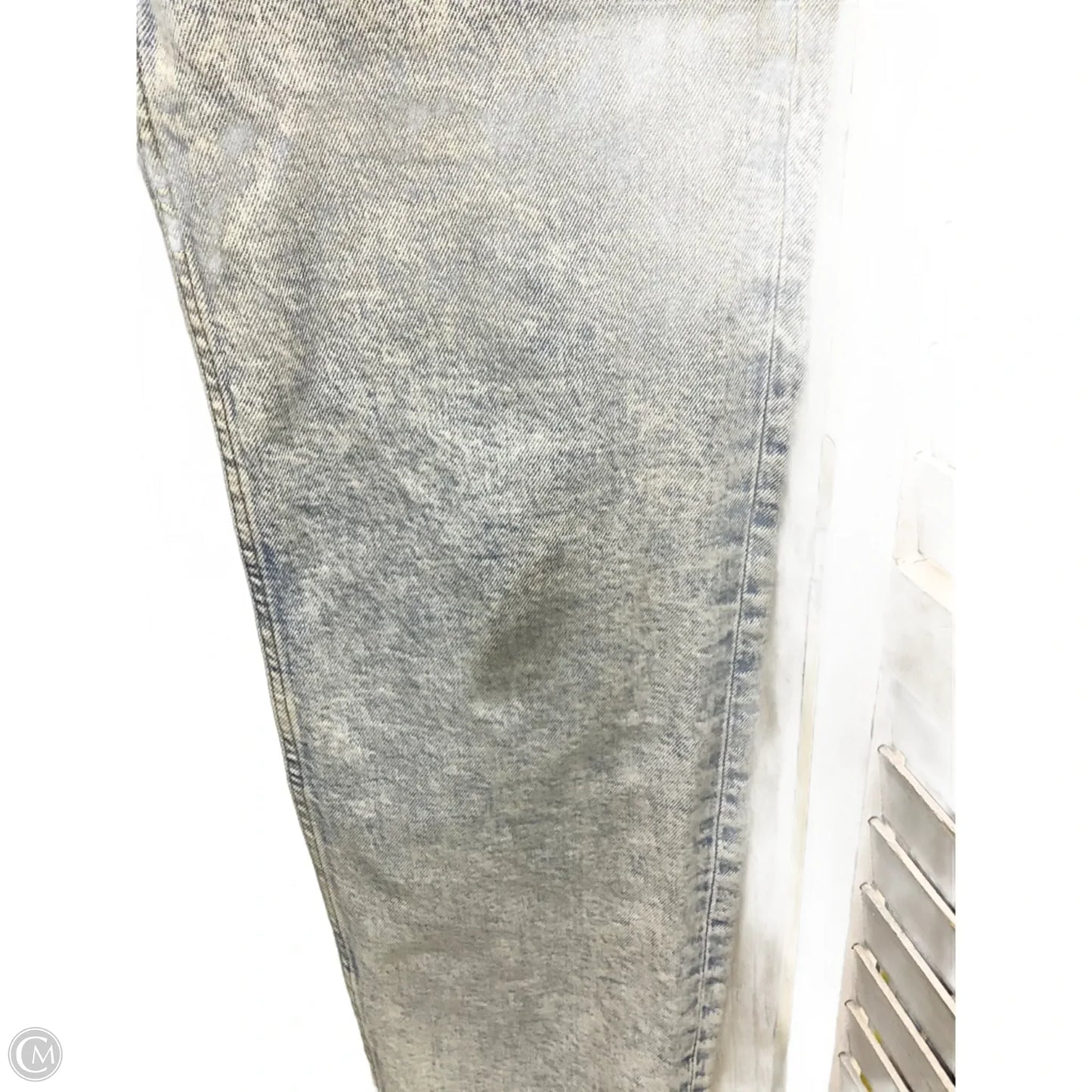 Jeans Straight By H&m In Blue Denim, Size: 4