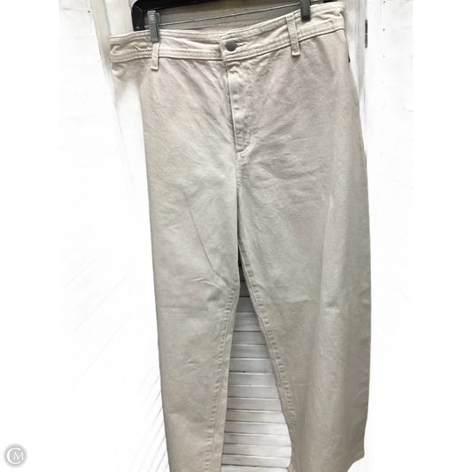 Pants Wide Leg By Universal Thread In Tan Denim, Size: 12