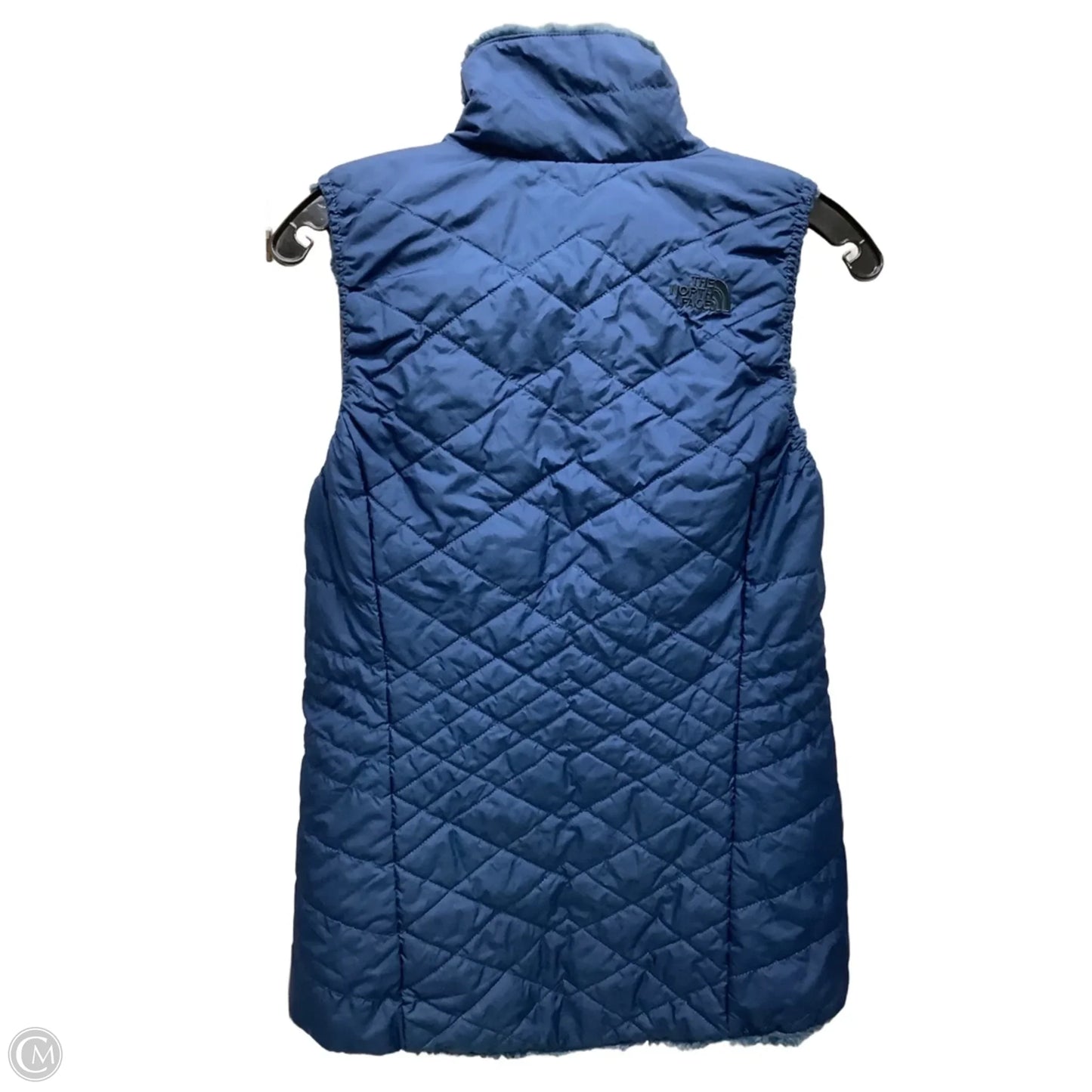 Vest Faux Fur & Sherpa By The North Face In Teal, Size: S
