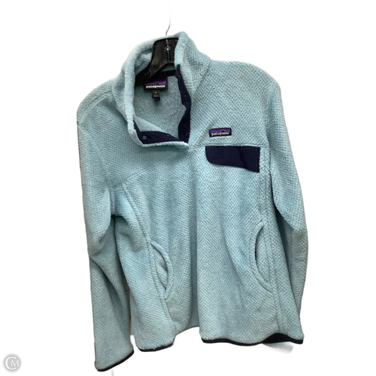 Sweatshirt Collar By Patagonia In Blue, Size: M