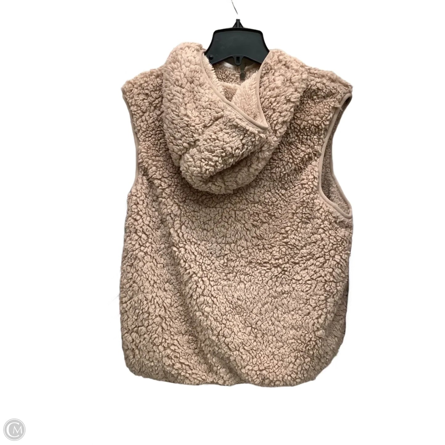 Vest Faux Fur & Sherpa By Weatherproof In Pink, Size: L