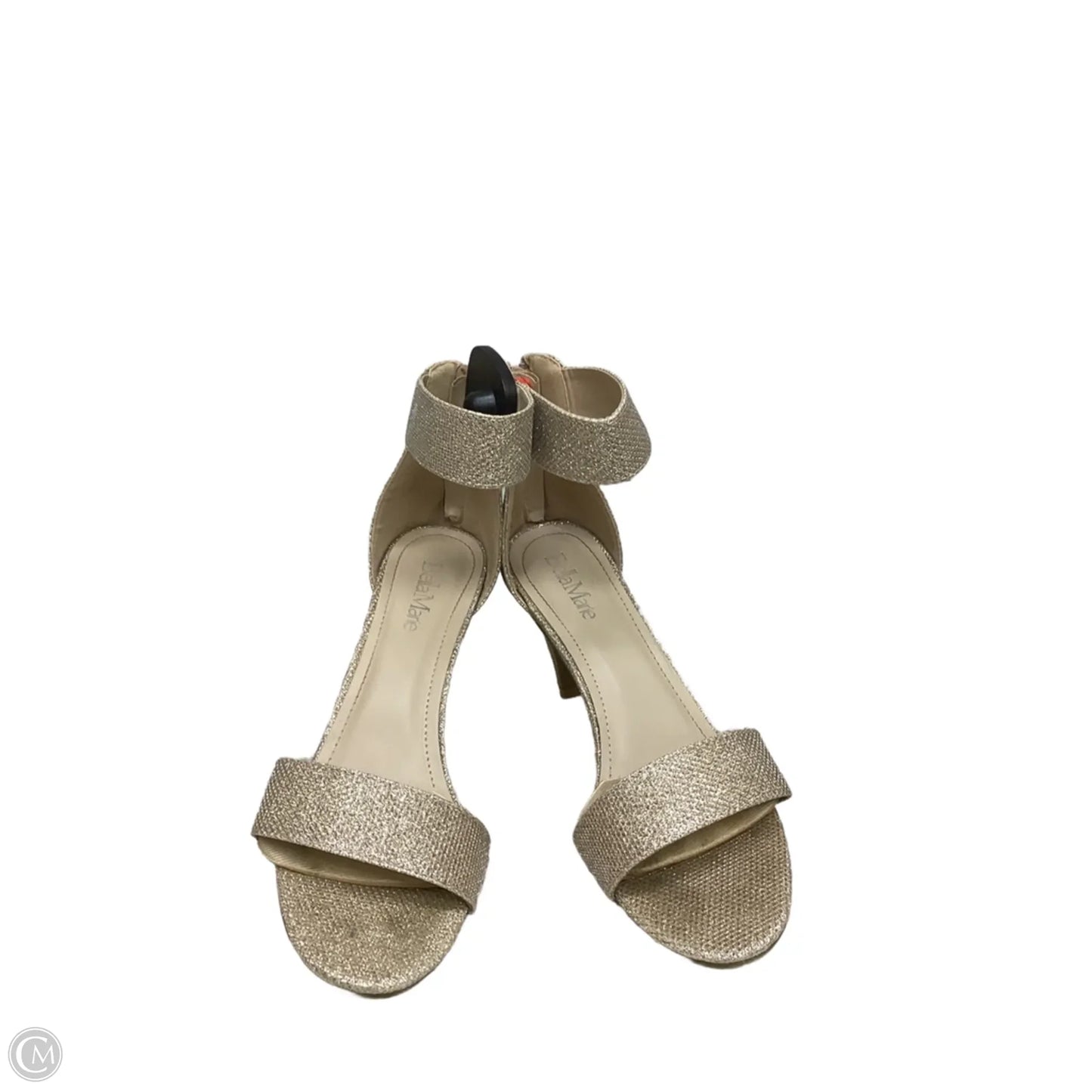 Sandals Heels Kitten By Bella Marie In Rose Gold, Size: 7.5