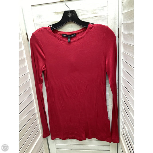 Top Long Sleeve By White House Black Market In Red, Size: S
