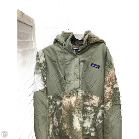 Sweatshirt Hoodie By Patagonia In Green, Size: M