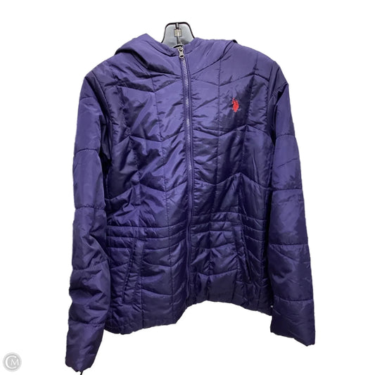 Coat Puffer & Quilted By Us Polo Assoc In Blue, Size: M