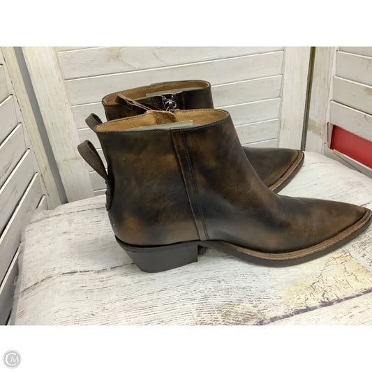 Boots Ankle Heels By We The Free In Brown, Size: 8.5