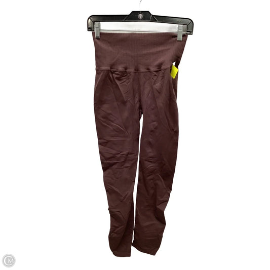 Athletic Leggings By Free People In Brown, Size: M