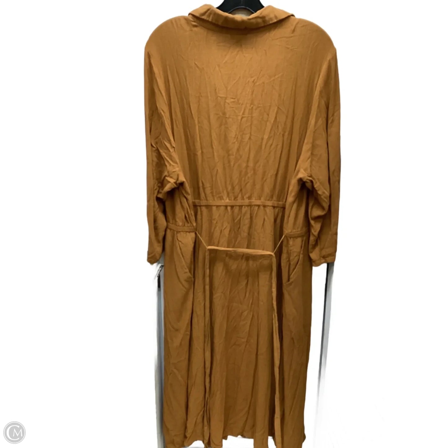 Dress Casual Midi By Torrid In Brown, Size: 3x
