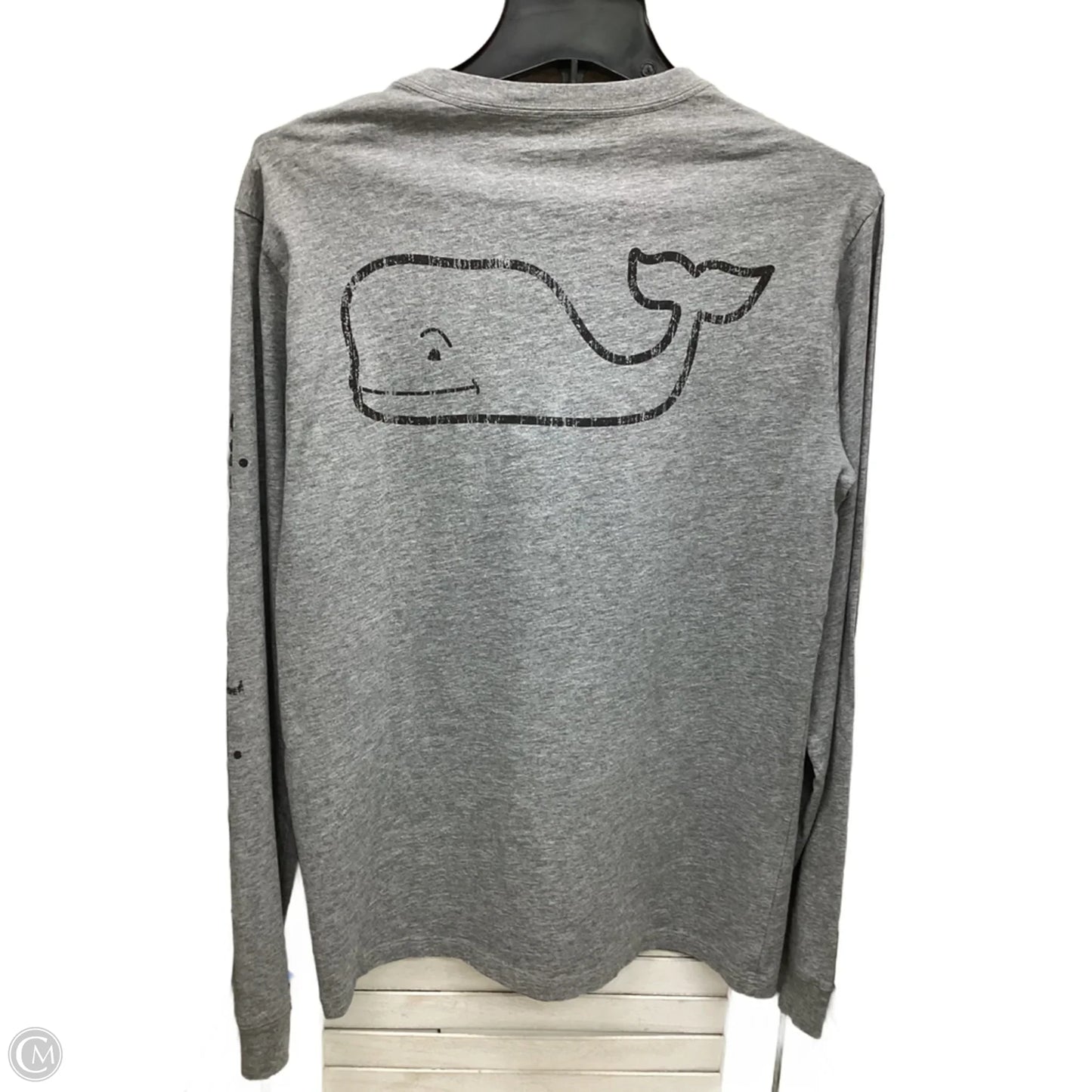 Top Long Sleeve By Vineyard Vines In Grey, Size: Xs