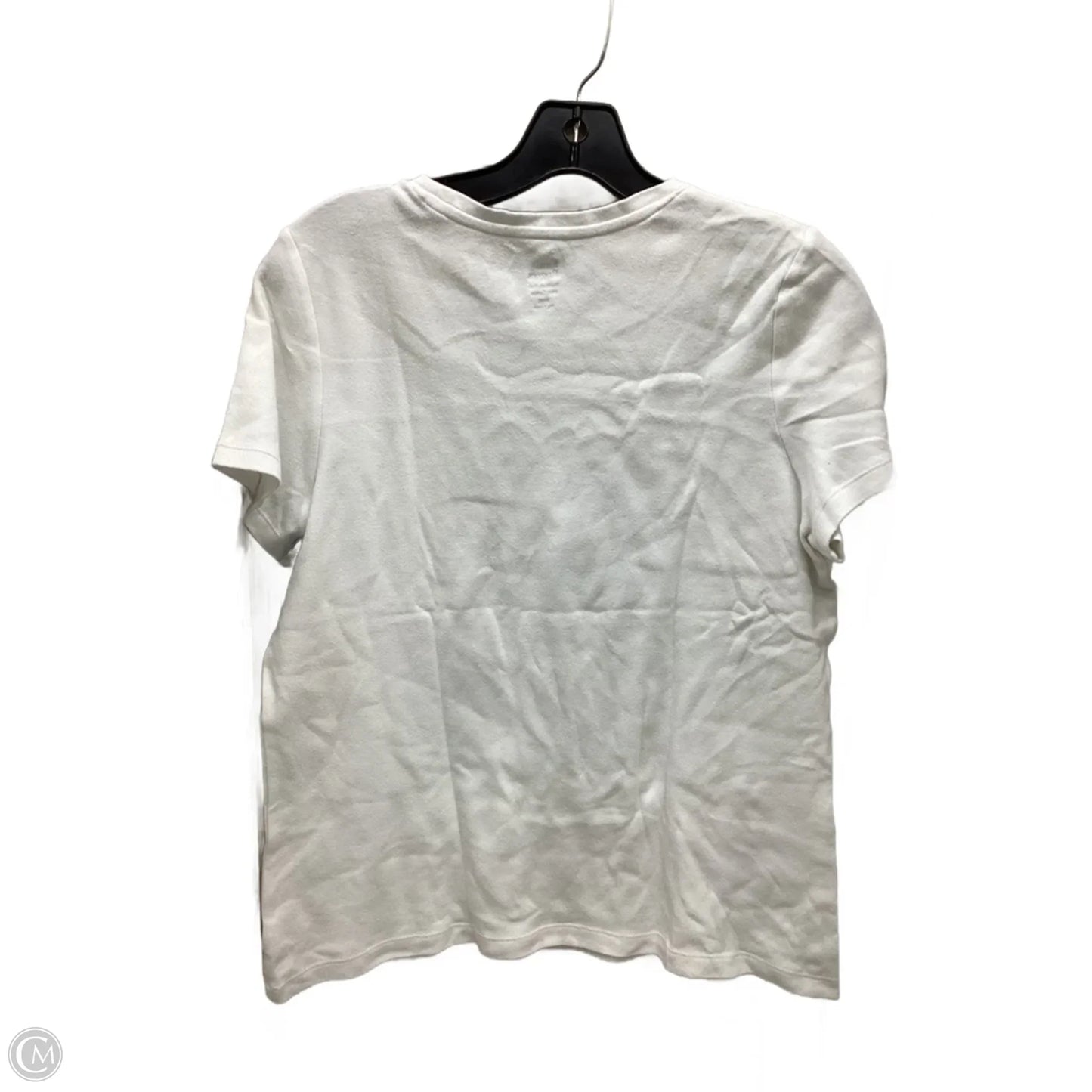 Top Short Sleeve By Kim Rogers In White, Size: Mp