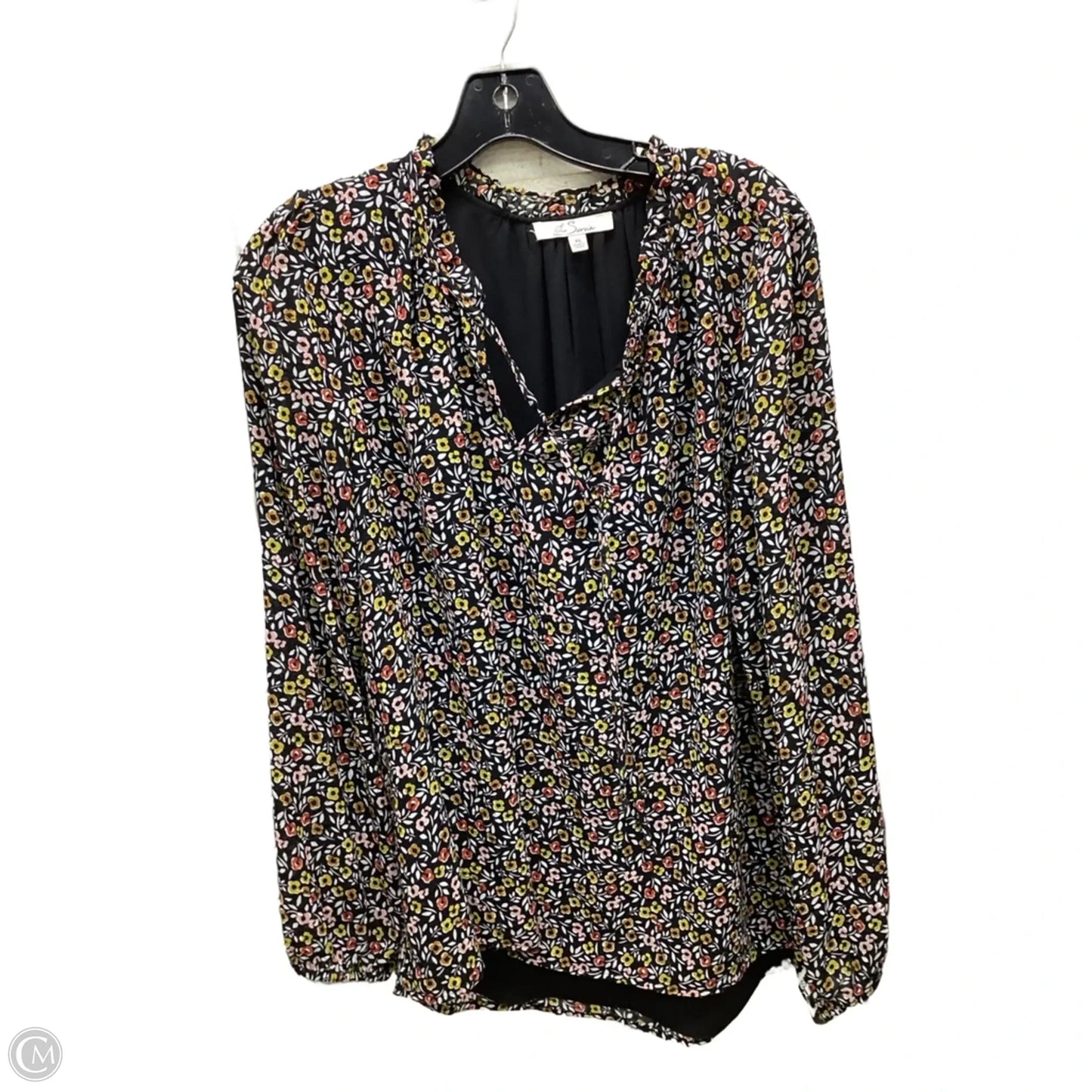 Top Long Sleeve By Clothes Mentor In Floral Print, Size: Xl